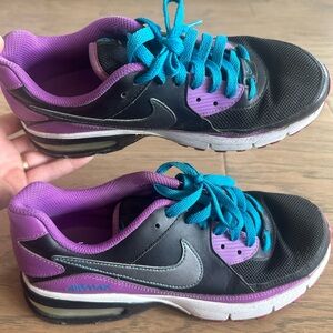 Nike Women's Black and Purple Sneakers